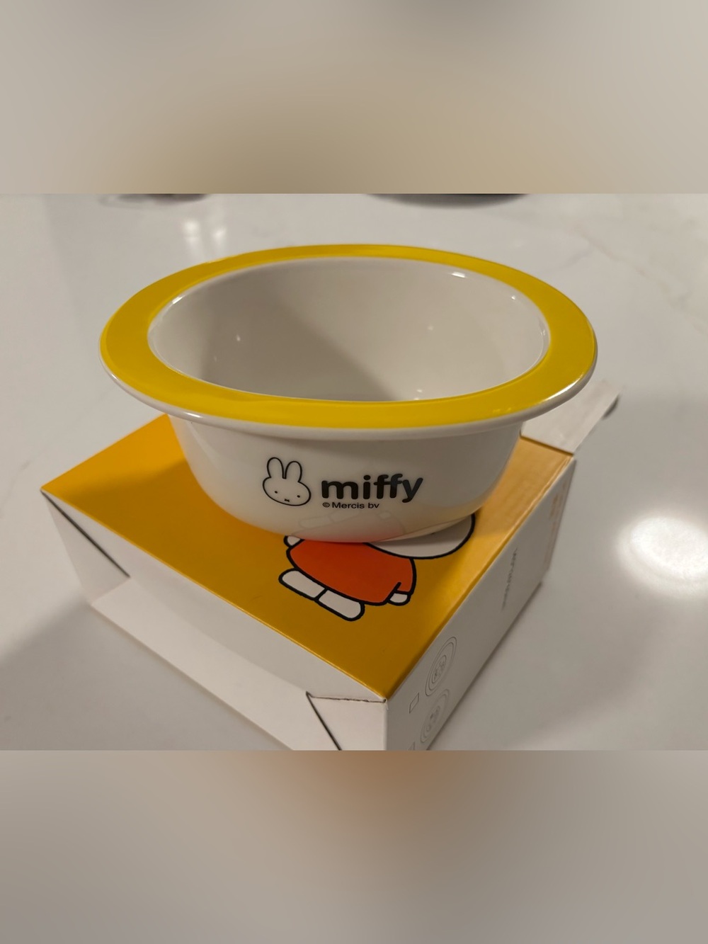 Miffy Ceramic Coloured Edge Bowl